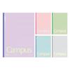 KOKUYO Campus Note Limited Positive Smoky Dotted 30 Sheets 5 Color Pack Semi-B5 A-lined NO-3CATN-L40X5