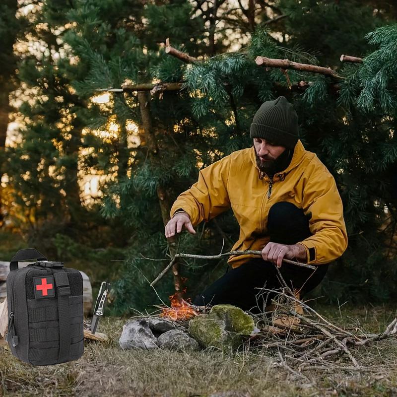 220 предметов Ultimate First Aid Kit - Премиум-аптечка для оказания первой помощи при небольших травмах - Идеально подходит для дома, путешествий, походов на свежем воздухе