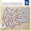 Cintres pour enfants - BIECO - Vieux Bleu Foncé - Lot de 8 - Longueur 30 cm - Plastique léger