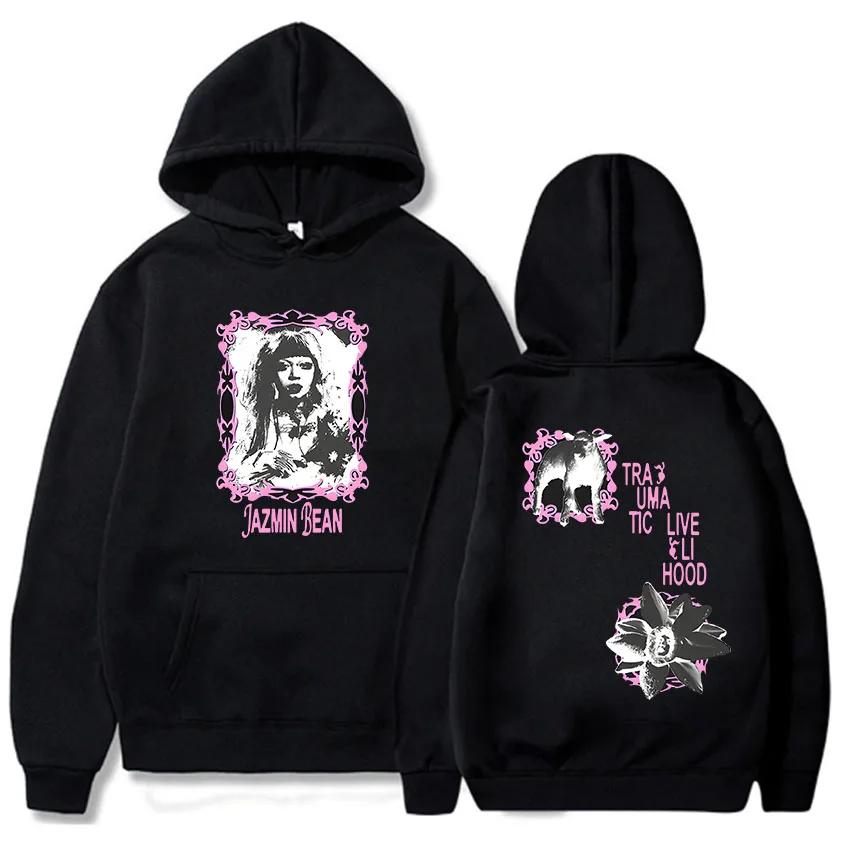 Graphic Clothes Jazmin-Bean The Traumatic Livelihood Tour Hoodies Aesthetic Printing Sweatshirt Hooded Pullover