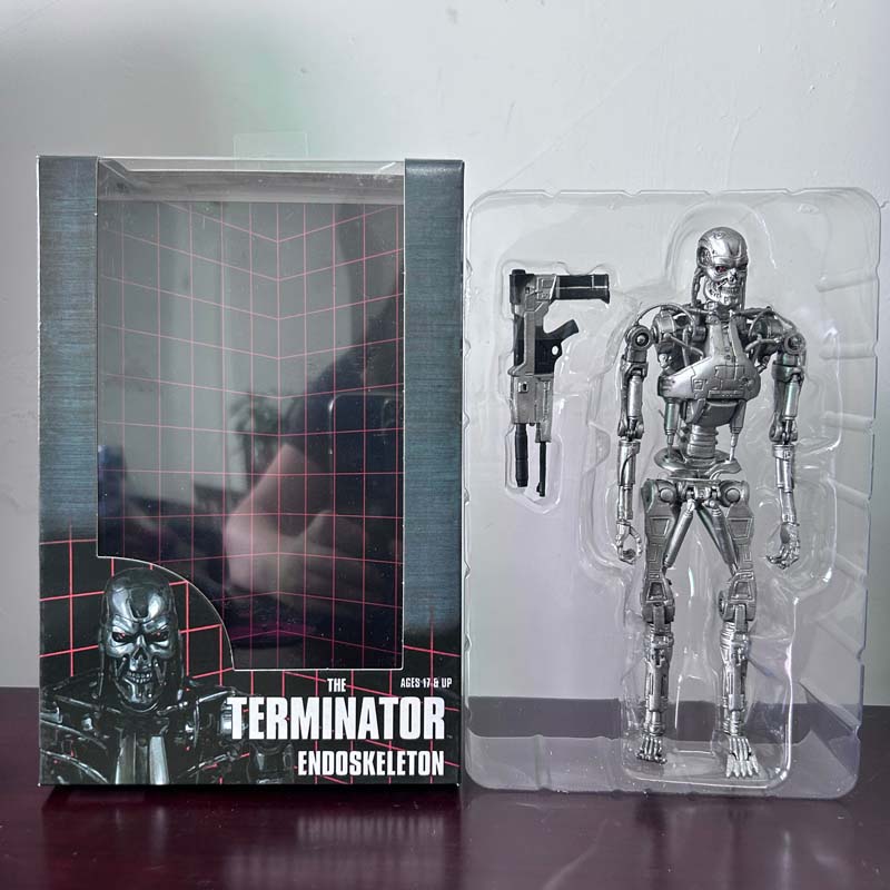 NECA Фигурка Терминатор: Генезис Т-800 Страж Терминатор Эндоскелет Фигурка Действия Модель Игрушки Сочлененная Подвижная Кукла Подарок