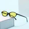 Новые Овальные солнцезащитные очки Для женщин Модный Бренд Черная Маленькая Рамка Очки Женские Ретро Прозрачные Линзы Очки UV400
