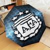 1PC Argentina Football club Printed Umbrella Folding umbrella, automatic umbrella 8-Frame for Travel, camping Fan gifts Christmas Gifts