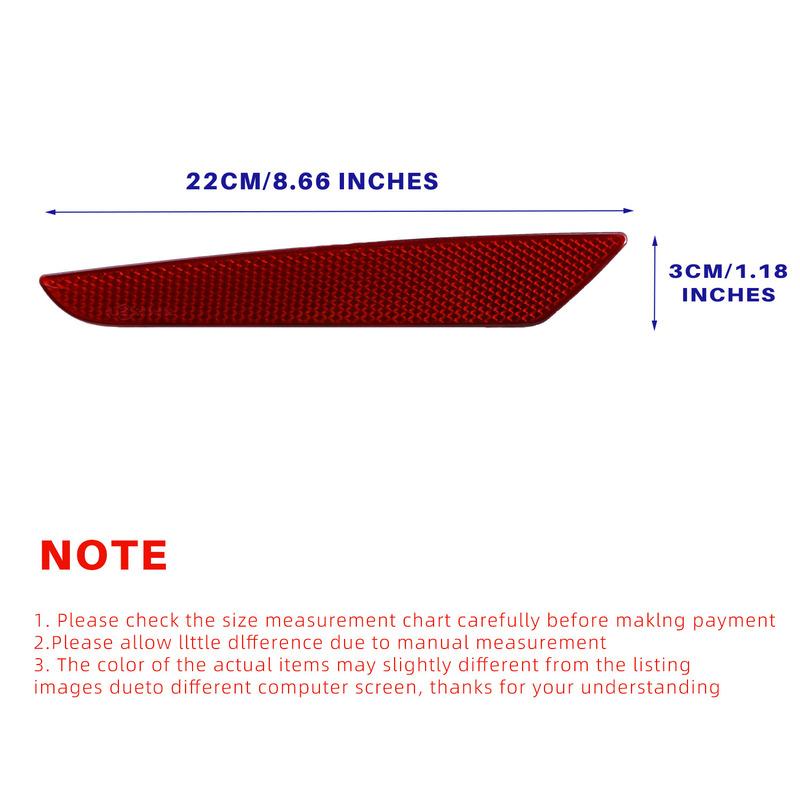 For Seat Leon/Cupra 2013 2014 2015 2016 Rear Bumper Reflector Turn Signal Lamp Taillight 5F0945105F 5F0945106F(No Bulb)