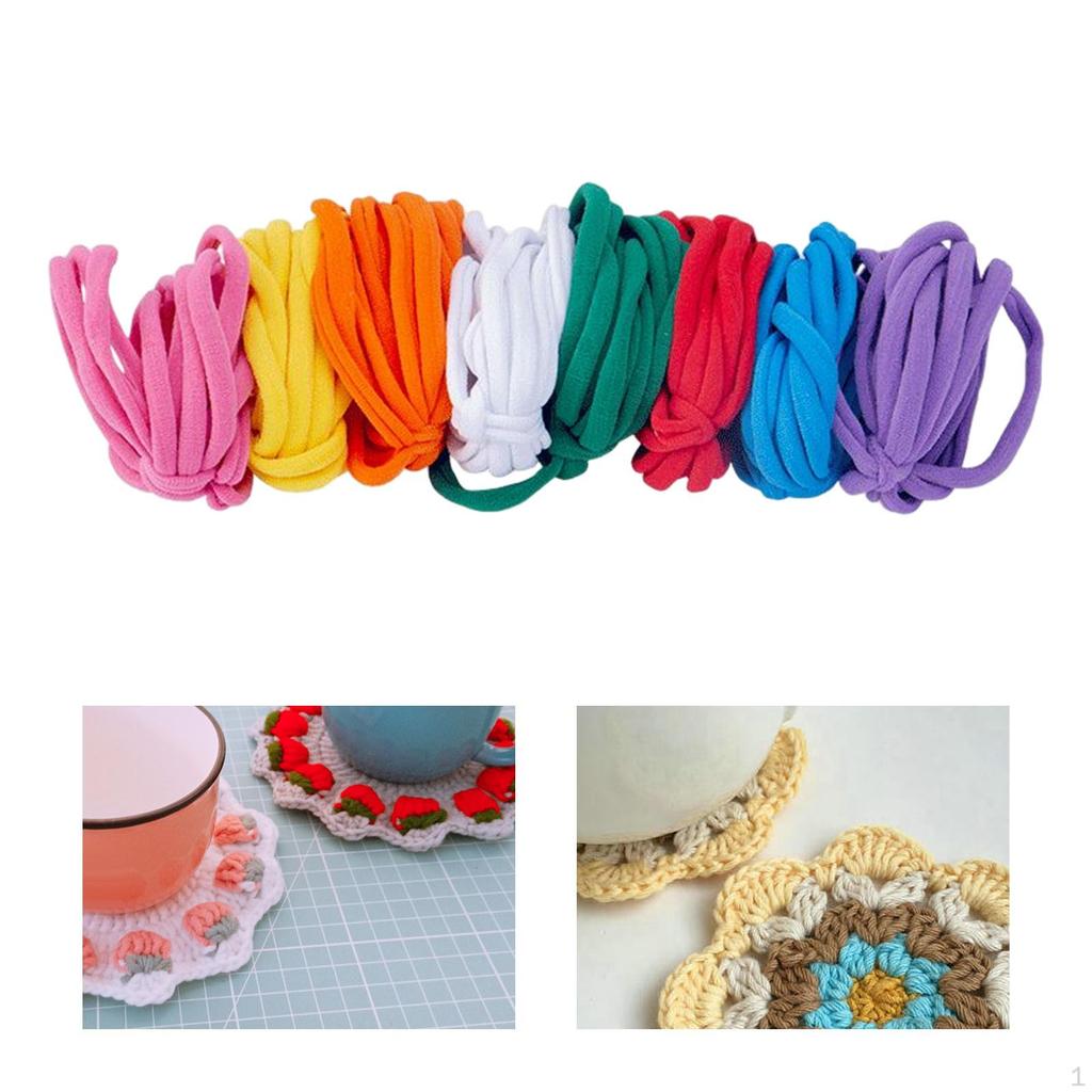 96 Pieces Loom Potholder Loops Elastic Hand Weaving Craft Acrylic Material DIY Knitting Tool