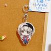 Game AKIYAMA MIZUKI Kusanagi Nene Kamishiro Rui Cosplay Keychain Plush Pendant Keyring Key Chain Bag Ornaments Accessories Gift