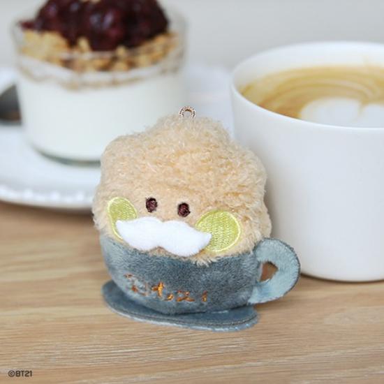 BT21 Брелок для ключей Minini Doll Latte ver.