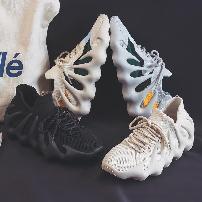 Обувь Volcano новая летящая тканая обувь маленькая клетка обувь-пельмени беговая обувь для пары носки обувь