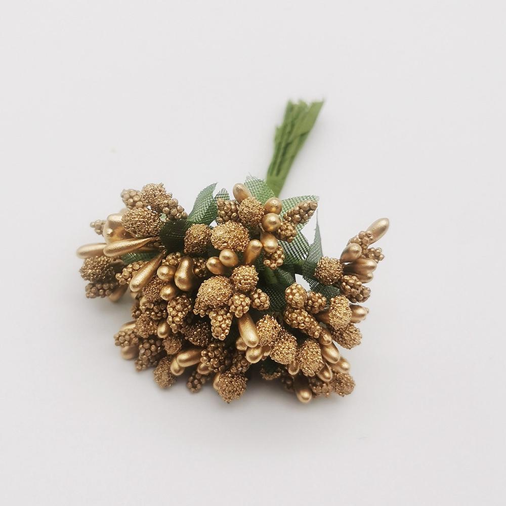 Брак Скрапбукинг Коробка Праздничные Принадлежности Ягоды Тычинки Искусственный Цветок Домашний Декор Искусственный Цветок