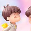 1 Pair Couple Cartoon Anti-crack Figures Marry Clear Texture Standing Decorate Scene Layout Proposal Wedding Couple Ornaments