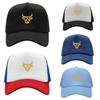 Регулируемая бейсболка с принтом золотой головы быка, классическая кепка Snapback, кепка для папы, дышащая сетчатая кепка, кепка для гольфа, рыбалки, активного отдыха, от солнца