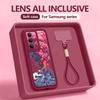 Ремешок на запястье Чехол для телефона Для Samsung Galaxy S26 S24 S25 Ultra S23 S25 FE A57 A17 A56 A16 A55 A54 A15 A25 Чехол с изображением горного хребта