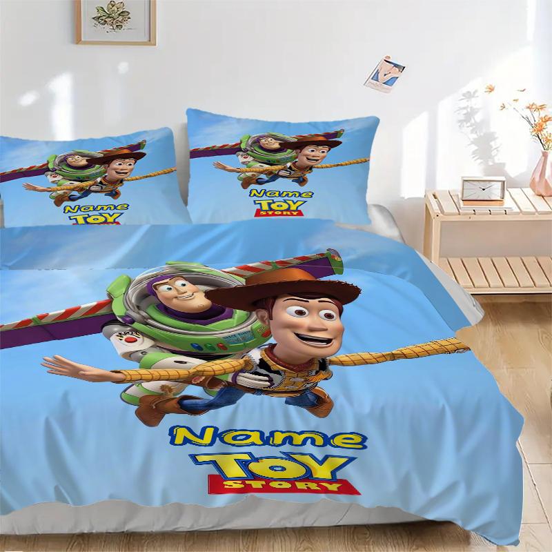 Постельное белье Toy Story на заказ, комплект из 3 предметов, HD-печать, пододеяльник, наволочки для подростков, взрослых, декор спальни