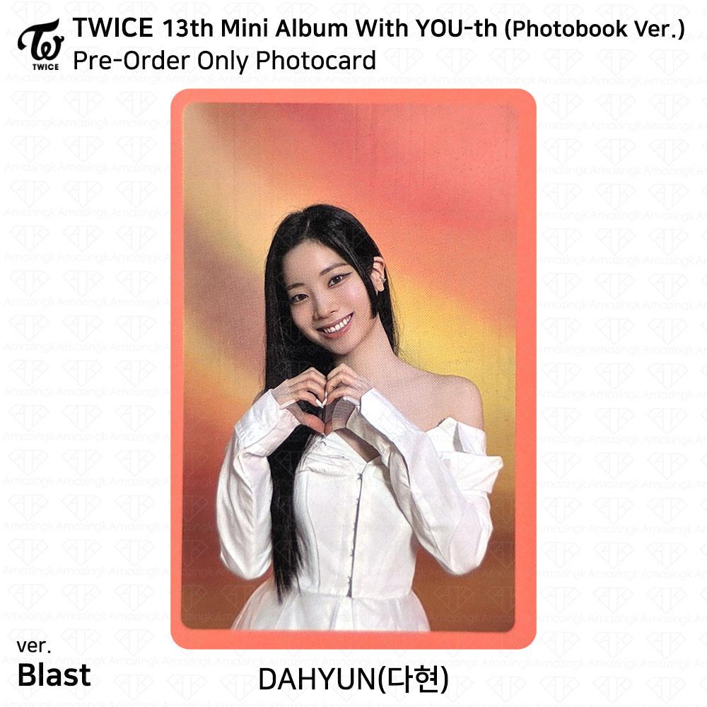 Twice 13-й мини-альбом с молодежной фотокарточкой YOU-th, постером, пленкой, стикером Dahyun KPOP K-POP