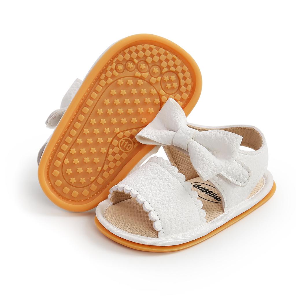 MYGGPP Summer Baby Sandals Baby Shoes Toddler Shoes Bow Shoes