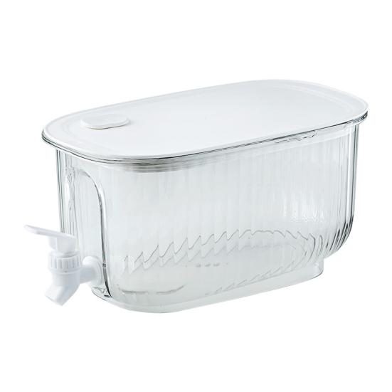 Practical Clear Storage 2 Colors Easy Cleaning Cold Kettle for Summer Beverage Dispenser