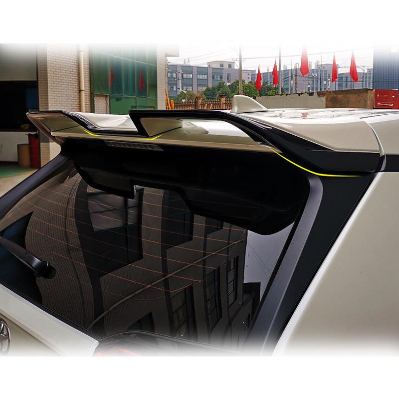 Задний спойлер-винглет RAV4 Sport, без сверления, окрашенный под текстуру карбона, Модификация модели 2020 года