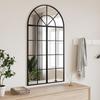 VidaXL Wall Mirror Black 60x110 Cm Arch Iron 3200606