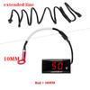 Blue Universal Cylinder Head Temperature Digital Gauge Mini Square Motorcycle Sensor For NMAX125 XMAX250 300