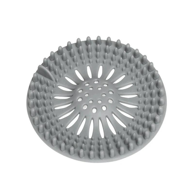 Hair Filter Sink Anti-blocking Strainer Bathtub Shower Floor Drain Stopper TPR Kitchen Deodorant Plug Bathroom Accessories