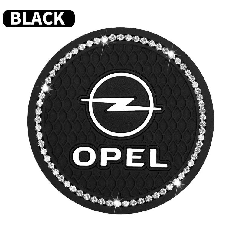 Car Non-slip Water Cup Pad Diamond Rhinestone Bling Decoration For Opel Astra Insignia Mokka Zafira Corsa Vectra Antara Meriva IA2
