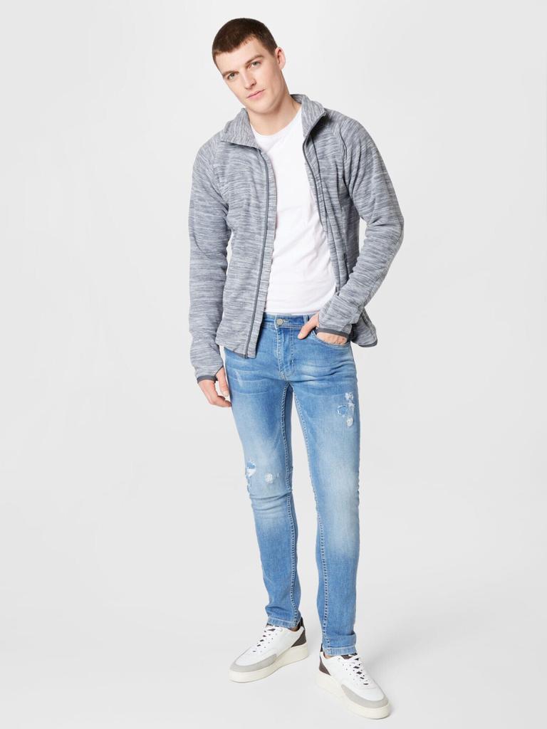 Bergans Hareid Fleece Jacket Nohood (3029) алюминий