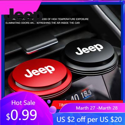 Для автомобиля Jeep Освежитель воздуха Твердый парфюм Вращающийся Ароматерапия Декор Для Jeep Grand Cherokee Wrangler JK Gladiator Compass Re