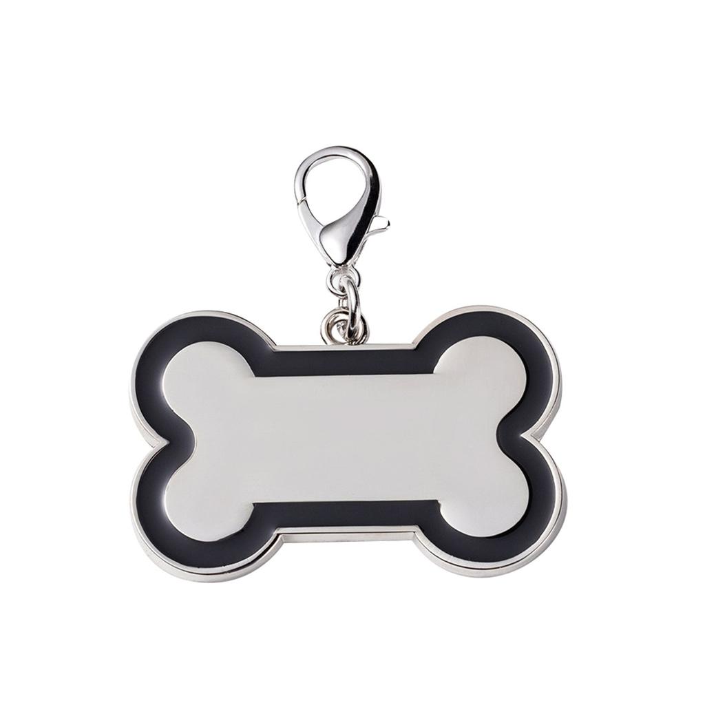 Идентификационные бирки для домашних животных в форме косточки с цветным дизайном, персонализированные бирки для собак и кошек, индивидуальная гравировка с 5 строками текста с обеих сторон