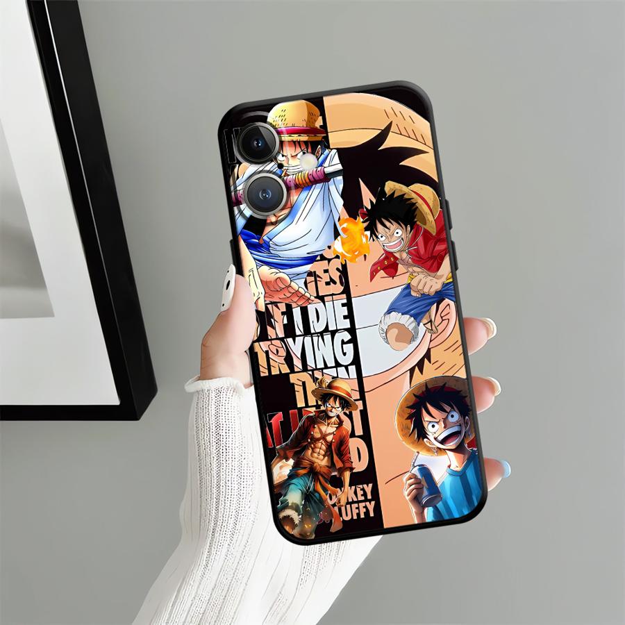 Чехол для iPhone 15 Plus X XS XR 13 Mini 12 SE 17Air 17 16 Pro Max 11 14 7 8 Funda Чехол для телефона Аниме Luffy Zoro
