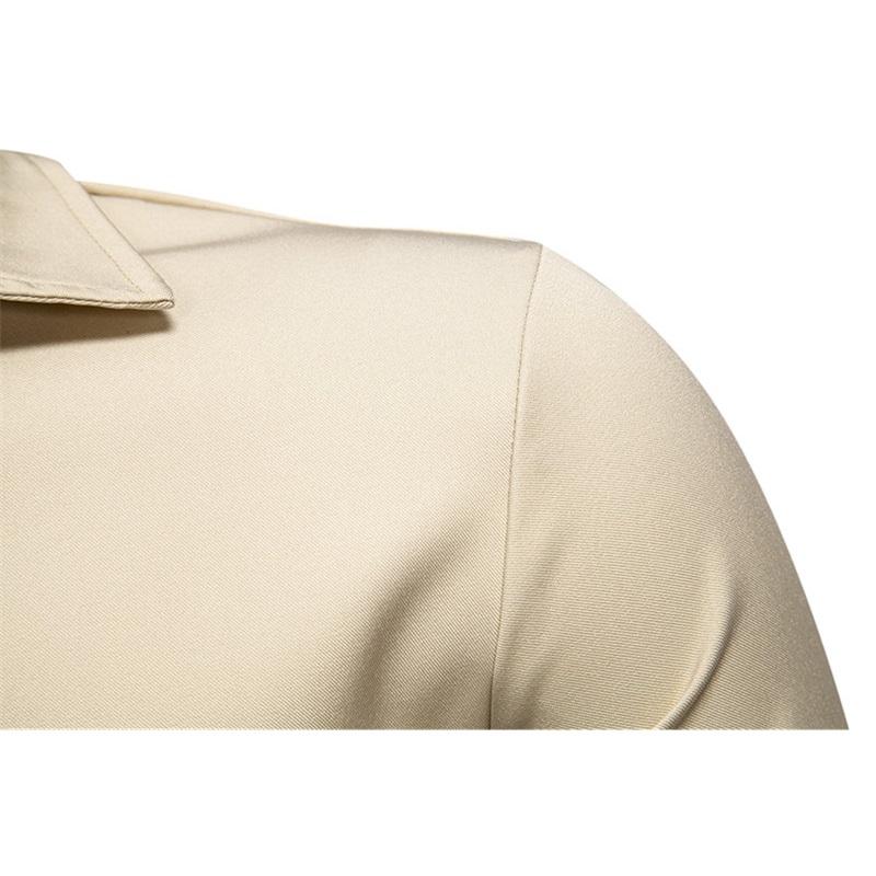 Осенняя мода Мужская рубашка с диагональной планкой, длинным рукавом, высокого качества, винтажная, мужская, повседневная, для социальных мероприятий, свадебной вечеринки, бизнеса