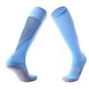"Children's and Adult Quick-Dry Non-Slip Knee-High Sports Socks - Thick Terry Bottom, Multi-Color Options for Boys and Girls."