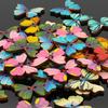 50pcs 2 Holes Mixed Color Butterfly Wooden Buttons Sewing Scrapbooking DIY