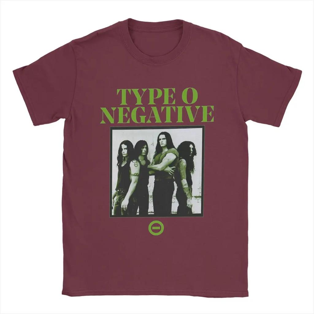 Мужская футболка Type O Negative Funny Cotton Tees с коротким рукавом и круглым вырезом, летние топы