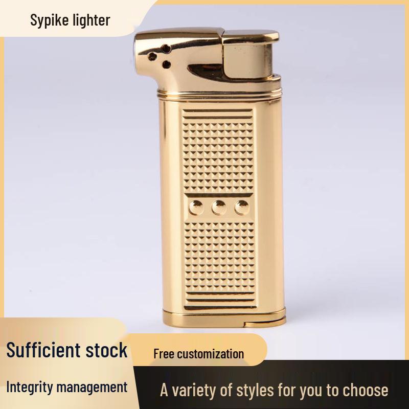 Creative Retro Luxury Inflatable Pipe Lighter with Logo