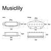 Musiclily Telecaster Pickup Set for PU Tele Electric Guitar