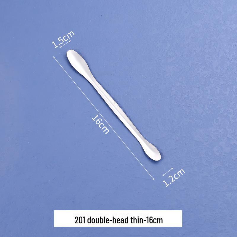 Медицинская ложка из нержавеющей стали для упаковки косметики — вариант с одной или двумя головками