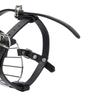 Adjustable Strap Metal Basket Muzzle Iron Frame Bite Proof Muzzle Anti Eat Muzzle  Walking Outside
