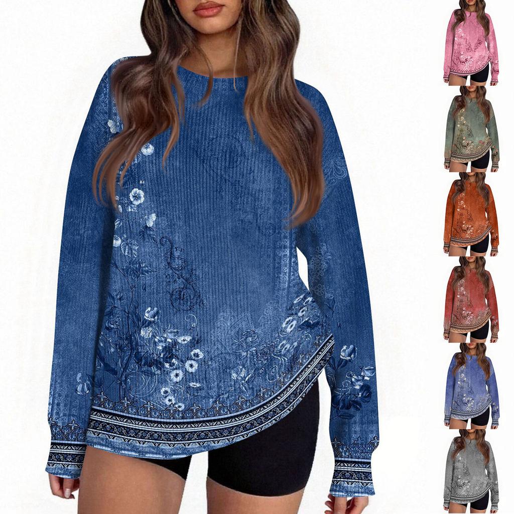 Женские повседневные топы на каждый день Вязаный свитер