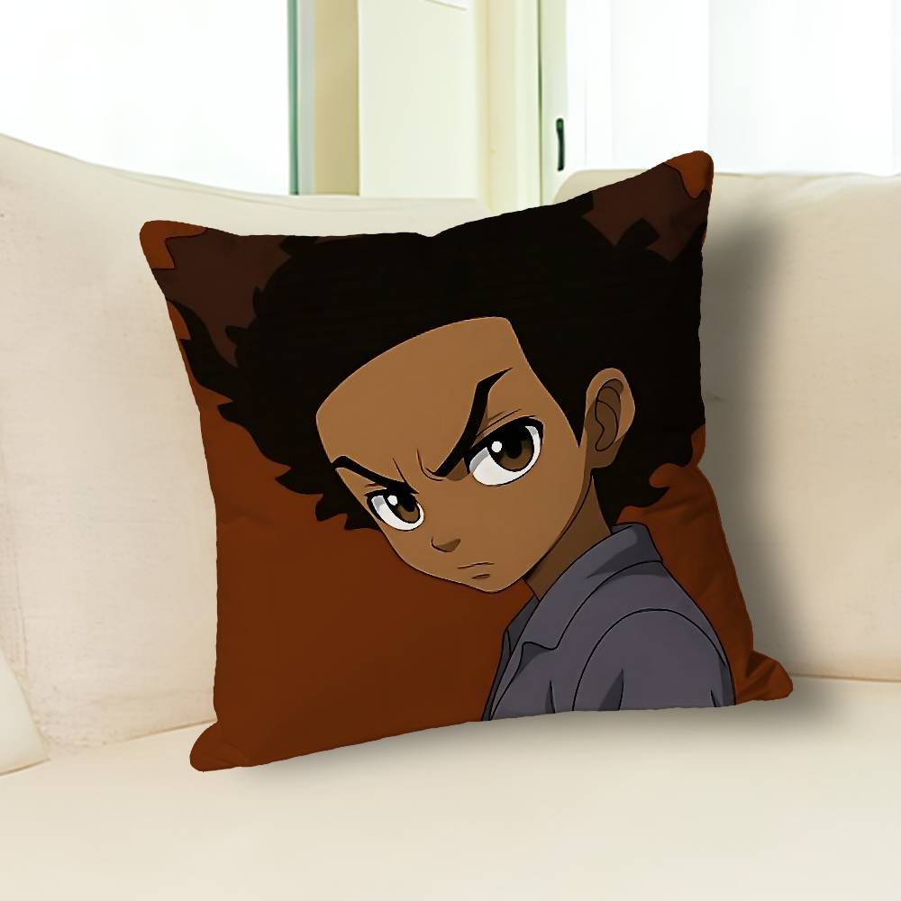 H-Huey-Freeman B-Boondocks Наволочки для Спальни Гостиной Дивана Домашний Декор Полиэстеровая Наволочка на Подушку на Молнии