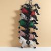 PU Leather Leather Pendant Handmade Stitching Keychain Creativity Horse Pendant  Fashion Accessory
