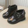 Autumn and Winter Children's Velvet Boots Princess Short Boots