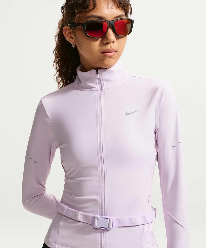 NIKE Swift Dri-Fit Full-Zip Running Jacket W - Bleached Lilac / Im7537-583