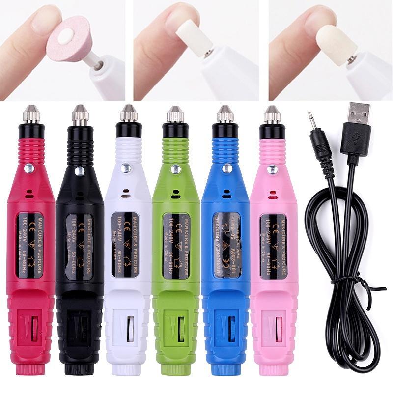 Новая портативная пилочка для ногтей, электрическая дрель для шлифовки и полировки ногтей, инструменты для дизайна ногтей YSL