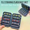 24Pcs-Set Fly Fishing Flies Nymph Lures Dry Flies Pupal Worms Multicolor Bait-Size #6 For Trout/Perch/Carp