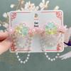 Hanchen Chinese Fairy Flower Hair Clip: Traditional Style Hanfu Headdress for Girls