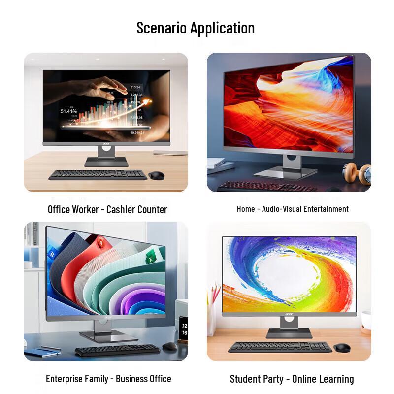 Acer A6670 23.8-inch All-in-One Desktop PC (CN version)