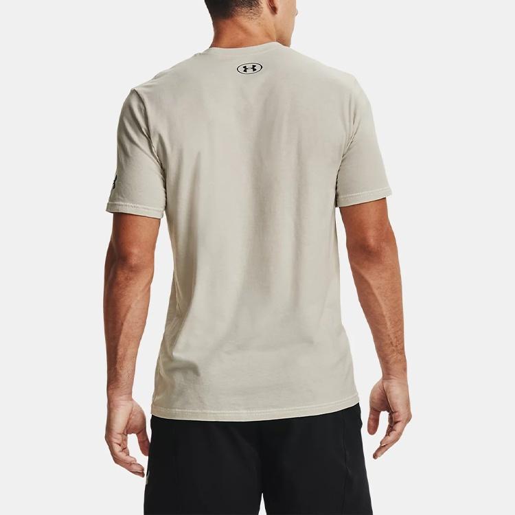 Under Armour Печать letters Johnson Тренировочная Спортивная Мужская Белая Мужская 1357190-110