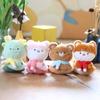 Cute Cloak Little Dragon Pendant Plush Toy Doll Bear Bag Hanging Doll Keychain Doll