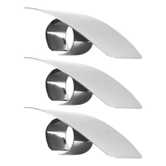 Защита пальцев из нержавеющей стали Регулируемая защита пальцев от порезов Защита для рук многоразового использования для нарезки овощей