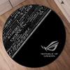 Прочный игровой коврик для пола в стиле ROG для офиса и использования с креслом Ковер дизайна Pashia Мягкий ковер Идеально подходит для энтузиастов игр